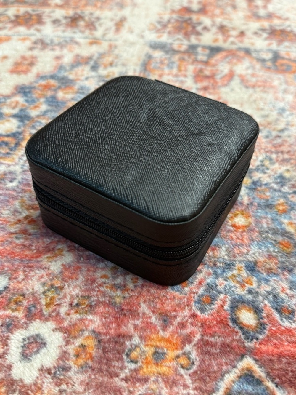 Travel Jewelry Case Organizer Black Compact Storage Box New - Picture 2 of 4